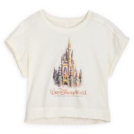Walt Disney World 50th Anniversary Fantasyland Castle T-Shirt for Women