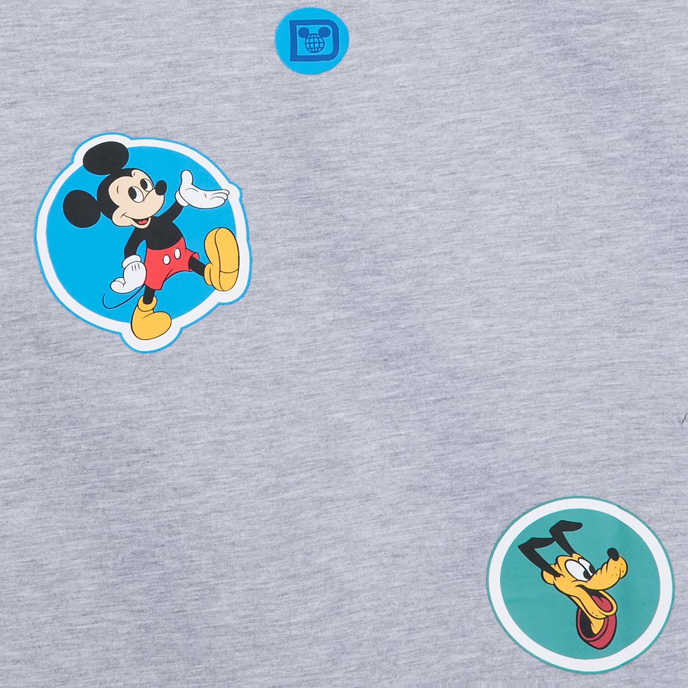 Walt Disney World Retro ''Stickers'' Sleeveless T-Shirt for Adults