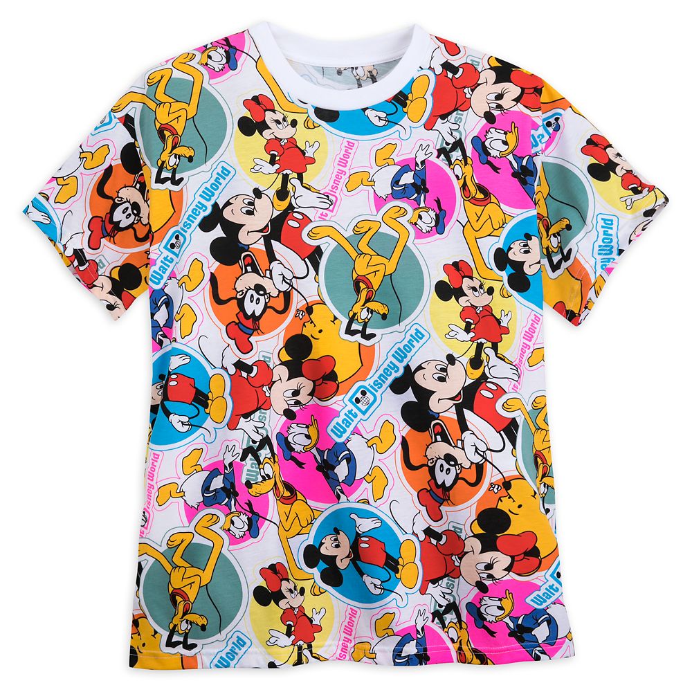 Walt Disney World Retro ''Stickers'' T-Shirt for Women