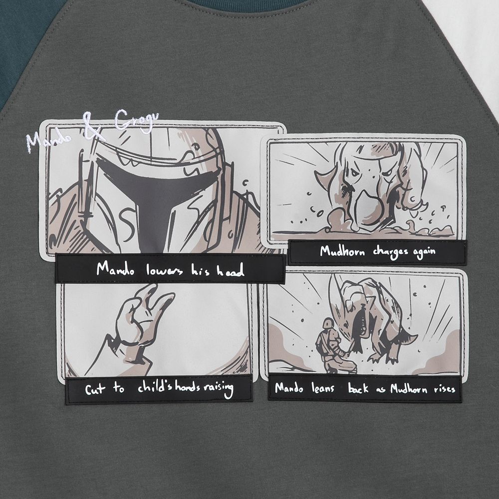 Mando and Grogu Raglan T-Shirt for Adults – Star Wars: The Mandalorian