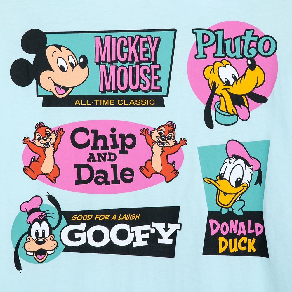 Mickey Mouse and Friends Pocket T-Shirt for Adults