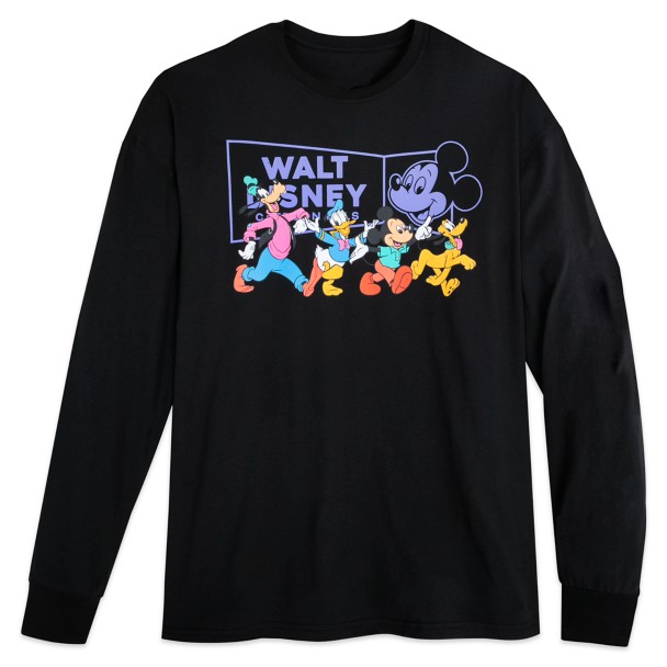 Mickey Mouse and Friends ''Cartoon Pals'' Long Sleeve T-Shirt for Adults