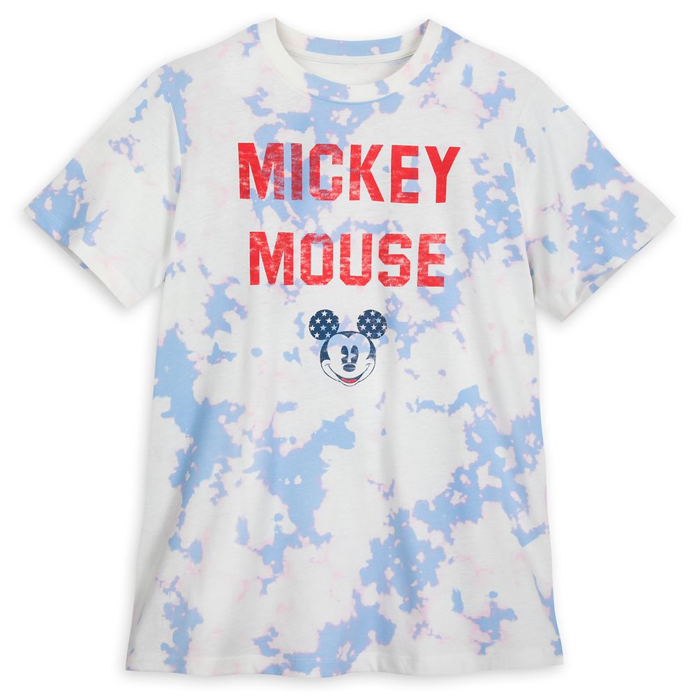 Mickey Mouse Americana Tie-Dye T-Shirt for Adults