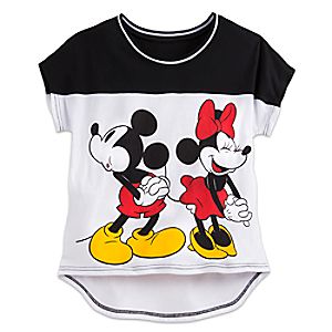 Mickey and Minnie Mouse Sports Tee for Juniors