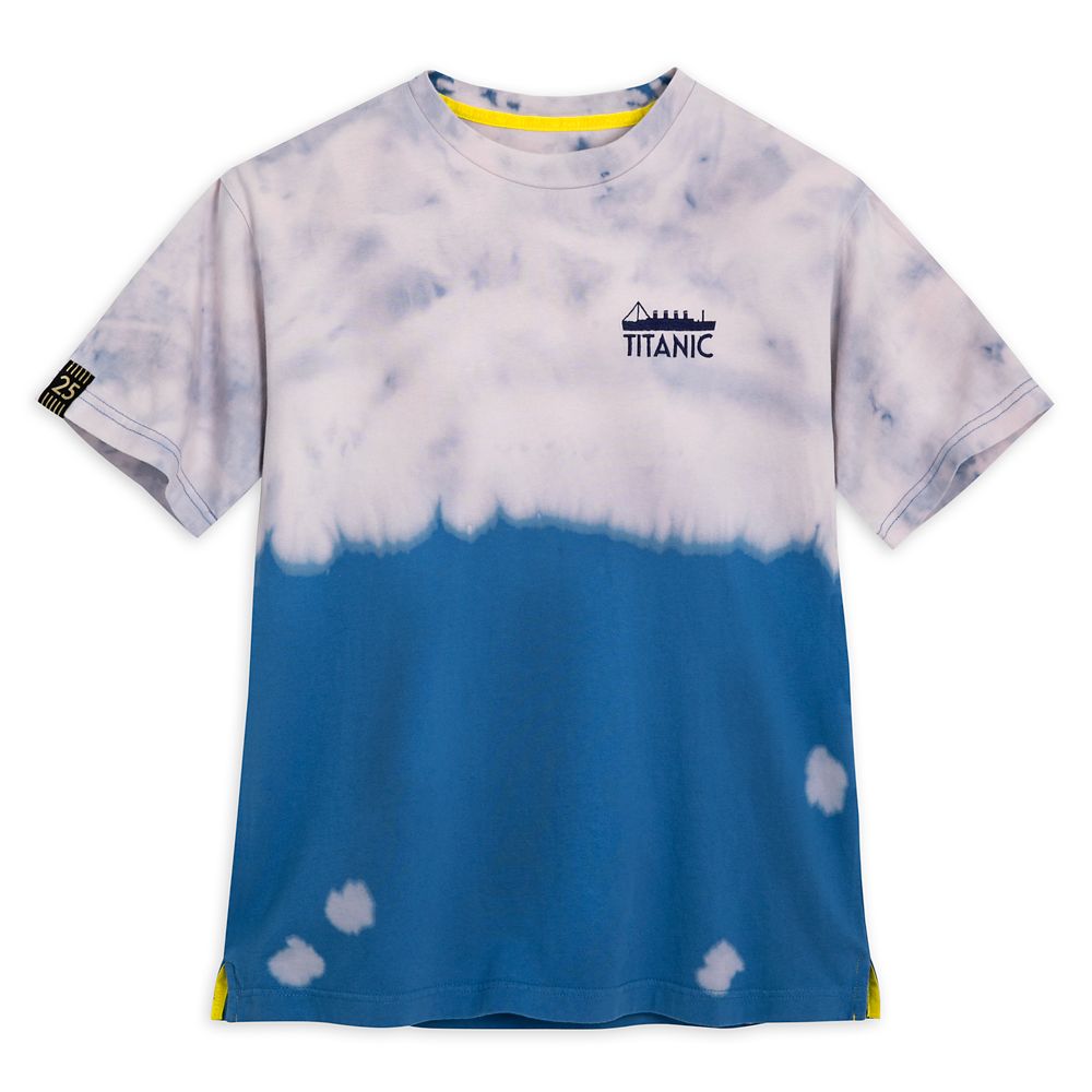 Titanic 25th Anniversary Tie-Dye T-Shirt for Adults – Buy Online Now