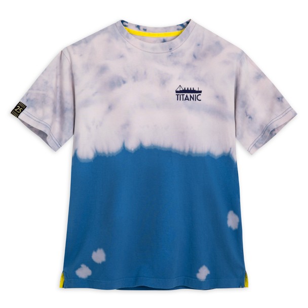Titanic 25th Anniversary Tie-Dye T-Shirt for Adults