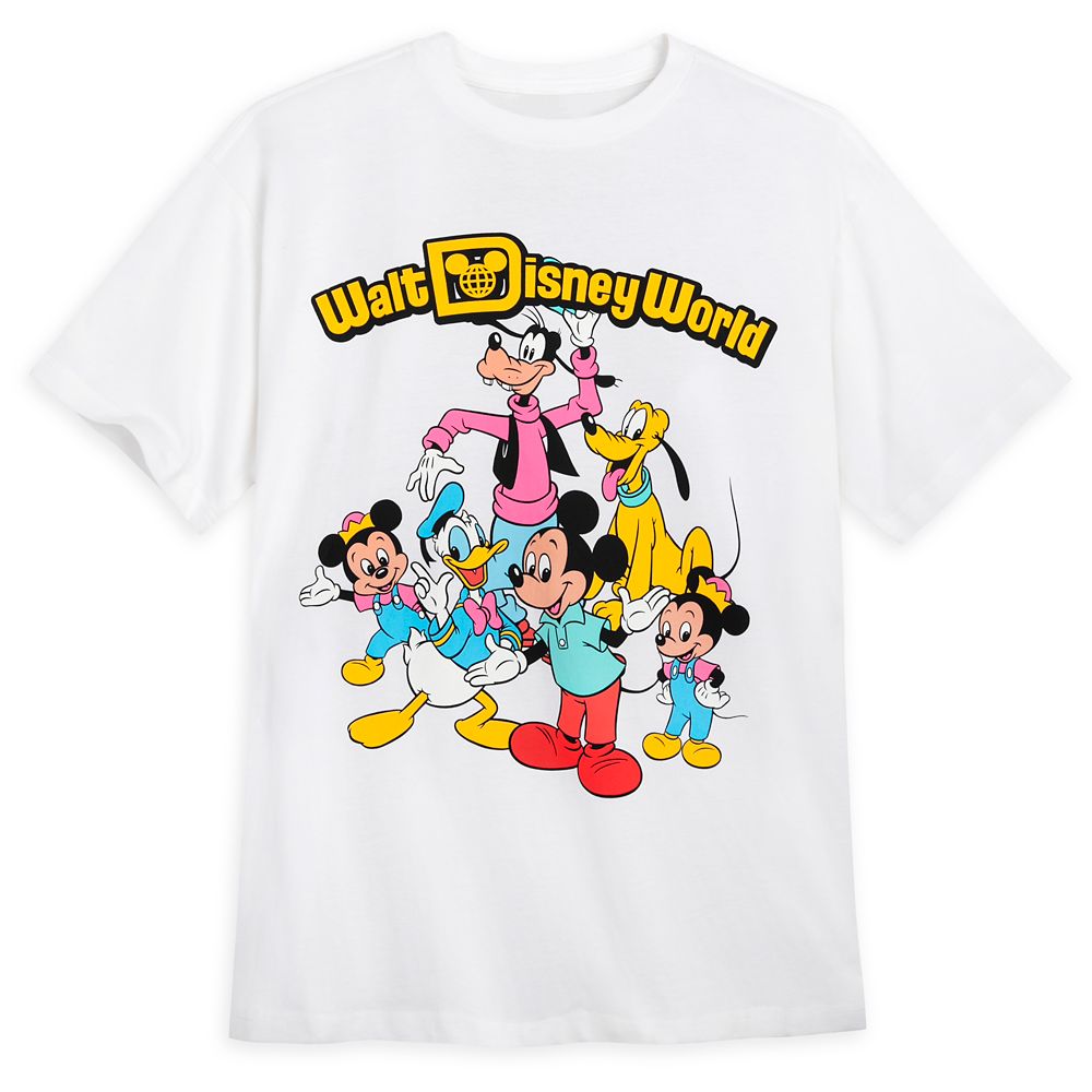 Mickey Mouse and Friends Retro T-Shirt for Adults – Walt Disney World is now available for purchase
