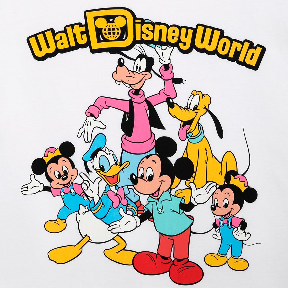 Mickey Mouse and Friends Retro T-Shirt for Adults &ndash; Walt Disney World