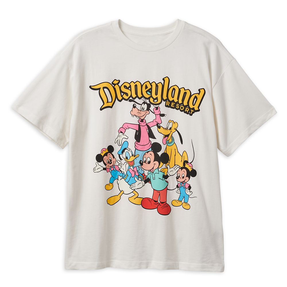 Mickey Mouse and Friends Retro T-Shirt for Adults – Disneyland – Buy Online Now