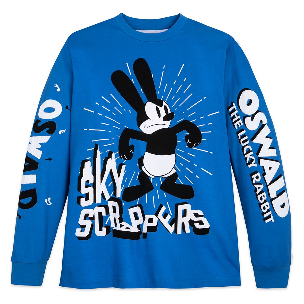 Oswald the Lucky Rabbit Long Sleeve T-Shirt for Adults – Disney100 now out