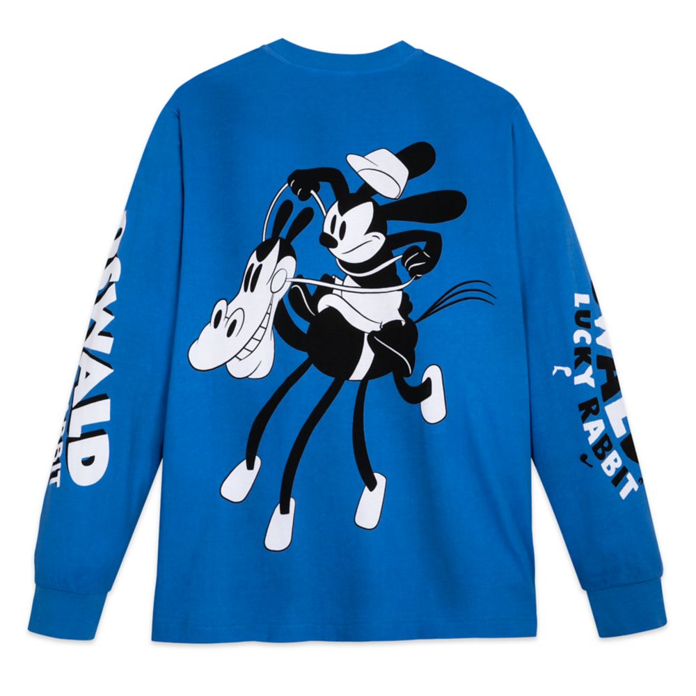 Oswald the Lucky Rabbit Long Sleeve T-Shirt for Adults – Disney100