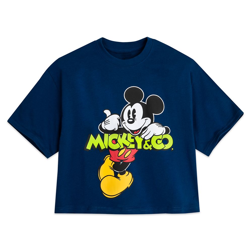 Mickey Mouse T-Shirt for Women – Mickey & Co. – Navy – Buy Now