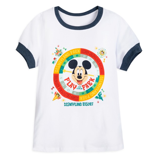 Mickey Mouse ''Play in the Park'' Ringer T-Shirt for Women – Disneyland