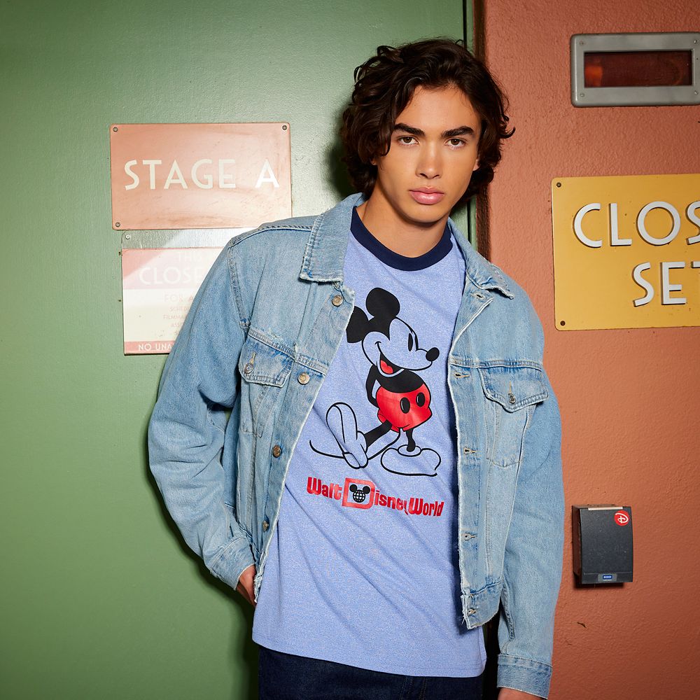 Mickey Mouse Classic Ringer T-Shirt for Adults &ndash; Walt Disney World &ndash; Blue