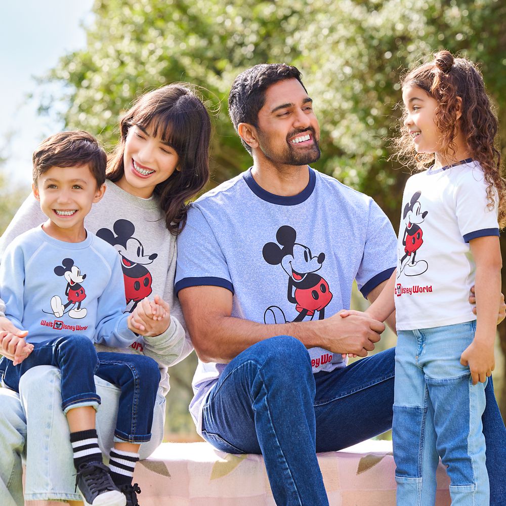 Mickey Mouse Classic Ringer T-Shirt for Adults &ndash; Walt Disney World &ndash; Blue