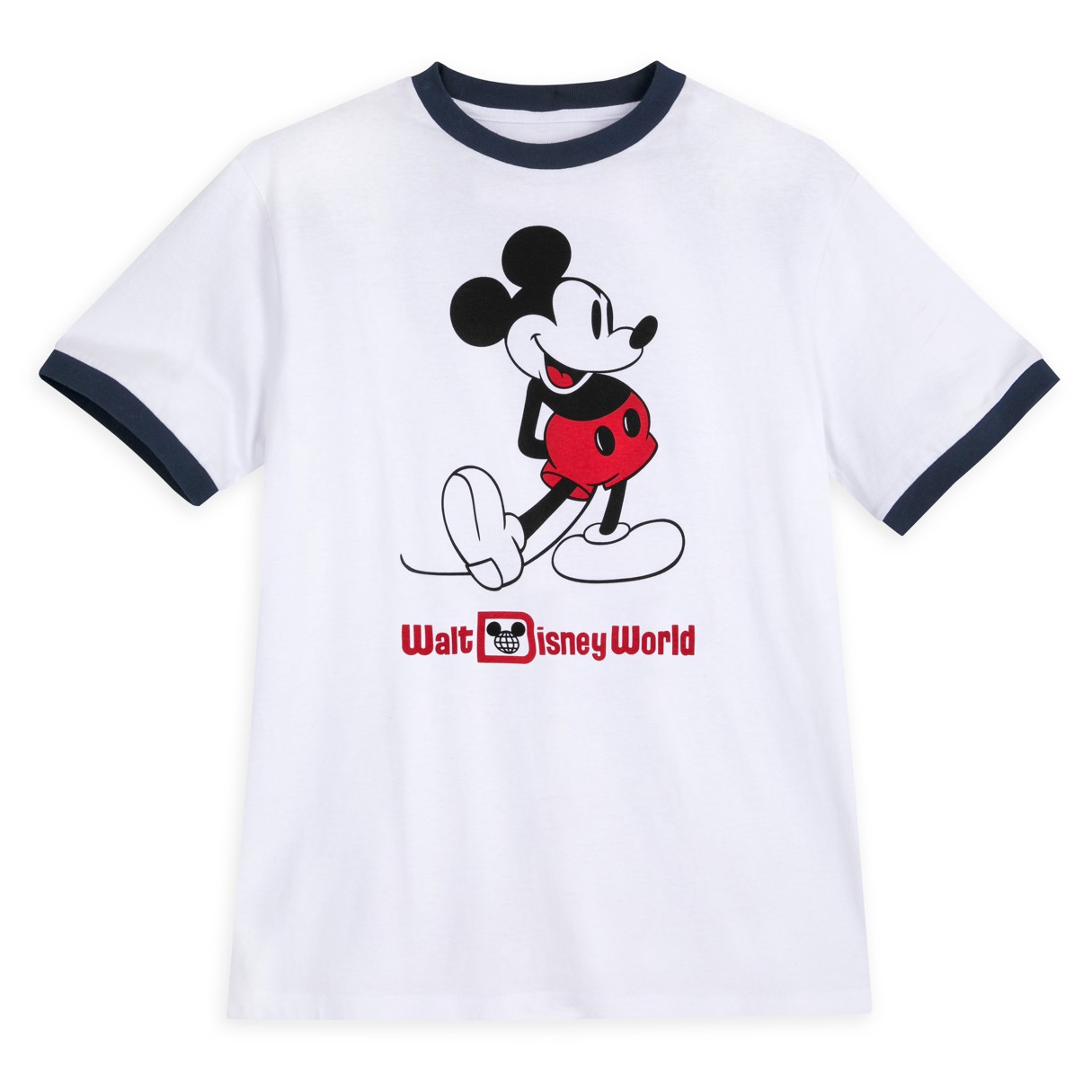 Mickey Mouse Classic Ringer T-Shirt for Adults – Walt Disney World – White