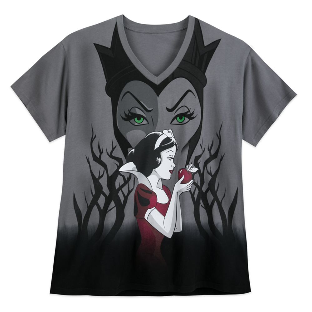 Snow White and Evil Queen T-Shirt for Women – Snow White and the Seven Dwarfs – Extended Size
