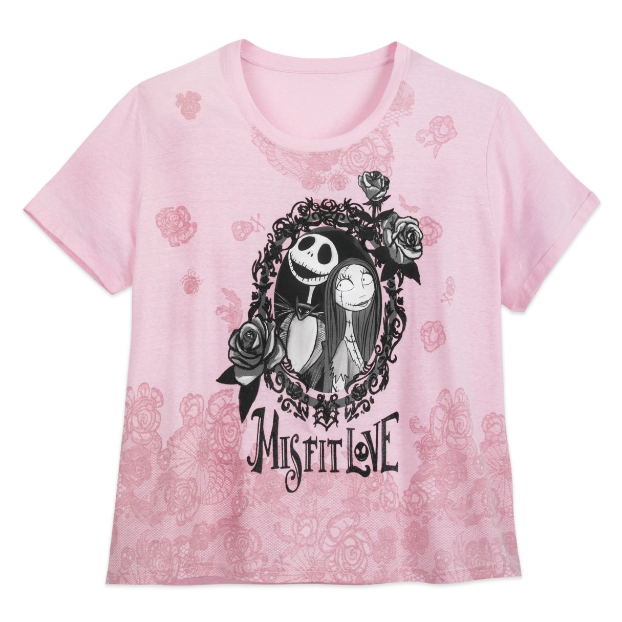 Jack Skellington and Sally T-Shirt for Women – Tim Burton's The Nightmare Before Christmas – Extended Size