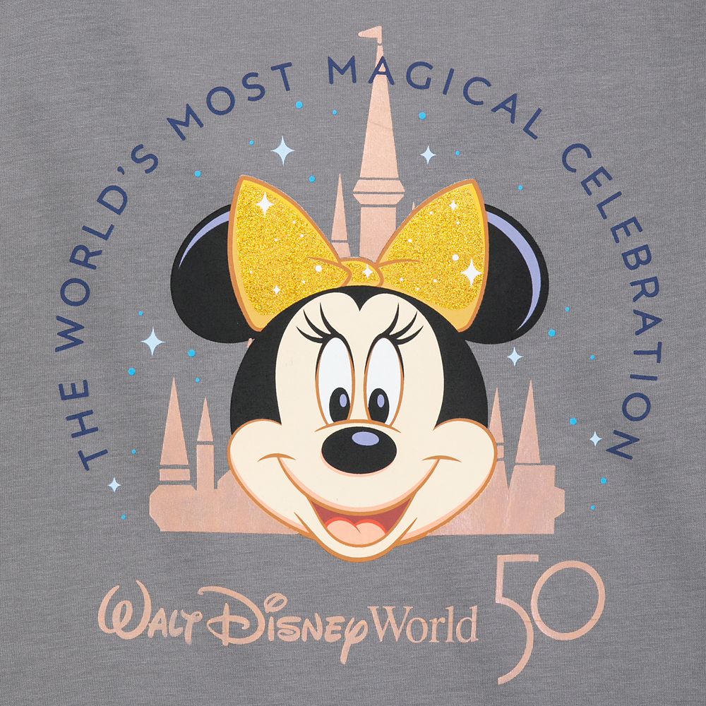 Minnie Mouse Soccer T-Shirt for Women – Walt Disney World 50th Anniversary