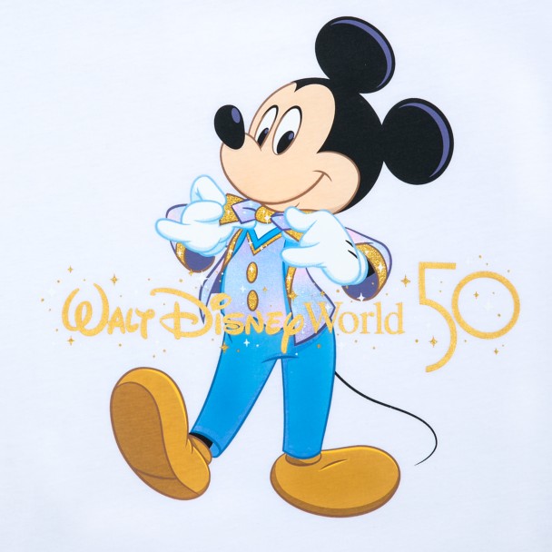 Mickey Mouse T-Shirt for Adults – Walt Disney World 50th Anniversary