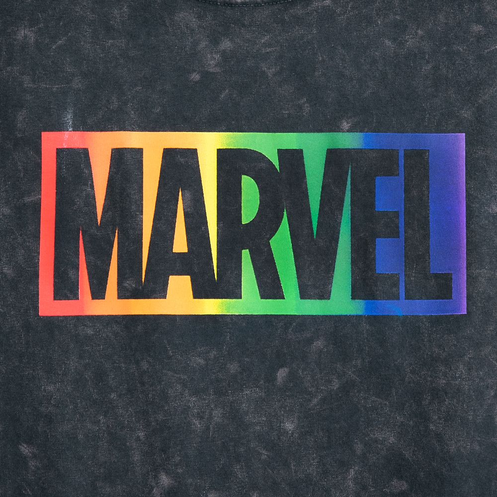 Marvel Logo T-Shirt for Adults – Rainbow Marvel Collection