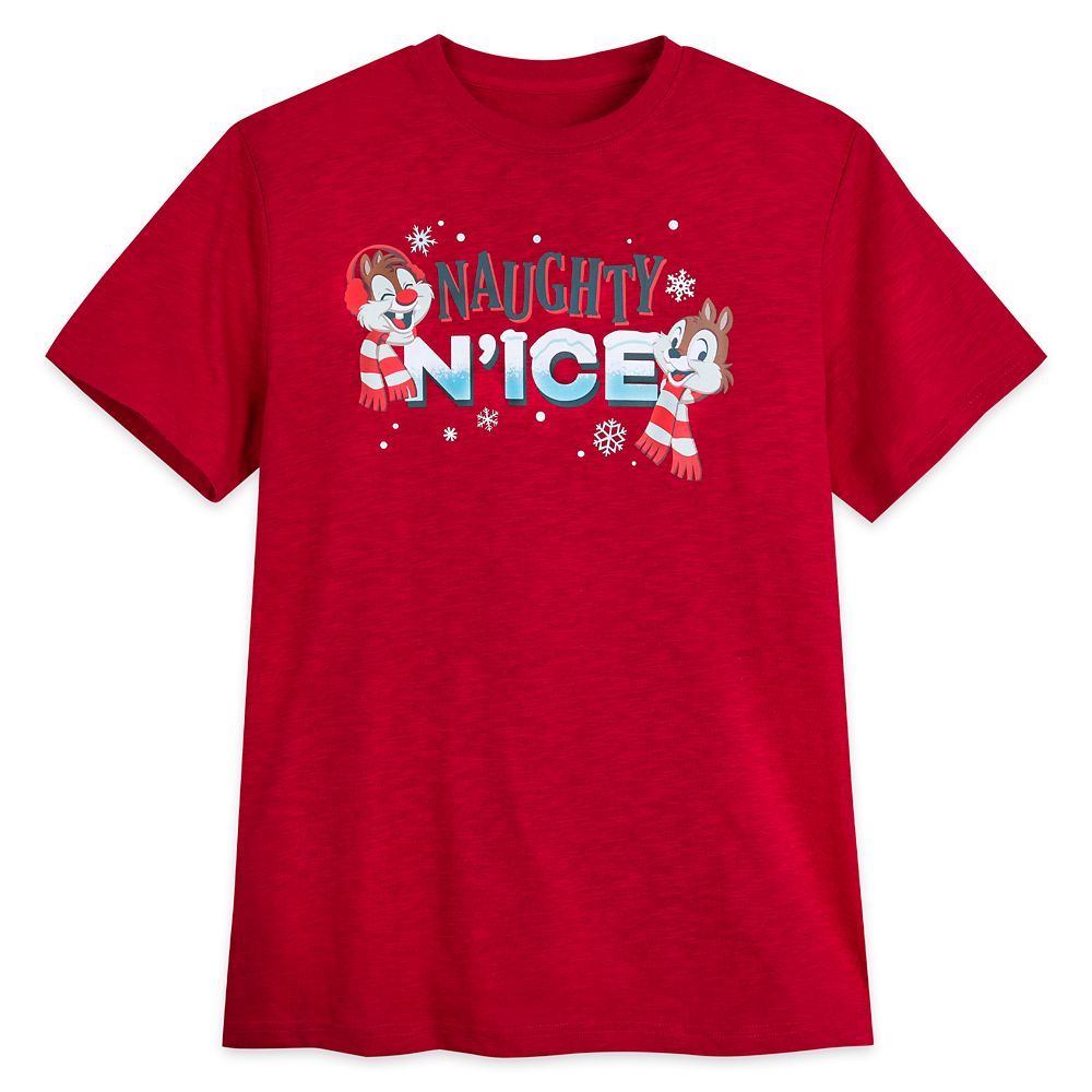 Chip 'n Dale Holiday T-Shirt for Adults