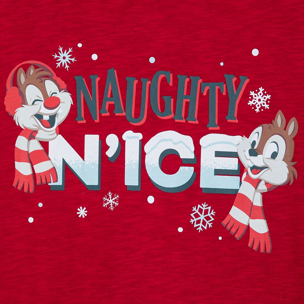 Chip 'n Dale Holiday T-Shirt for Adults