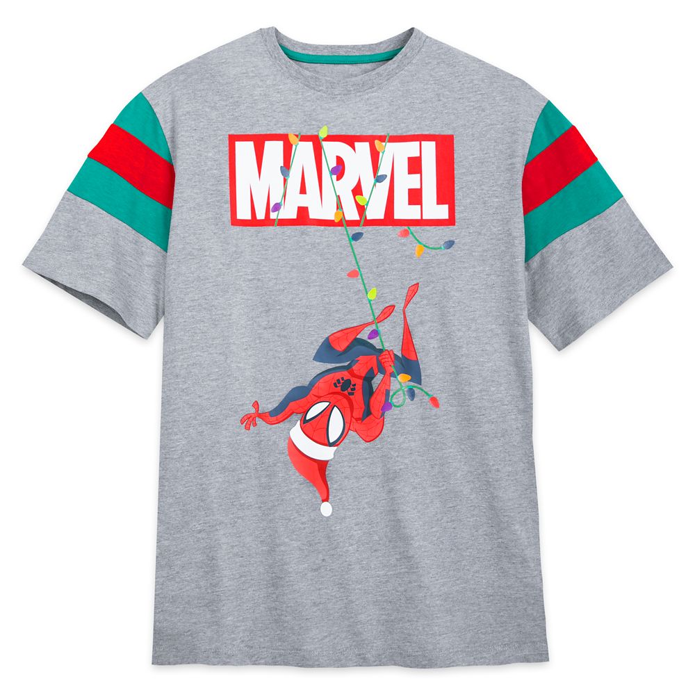 Spider-Man Holiday Fashion T-Shirt For Adults is now available