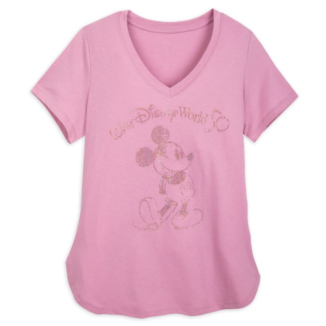 Mickey Mouse Classic Fashion T-Shirt for Women – Walt Disney World 50th Anniversary