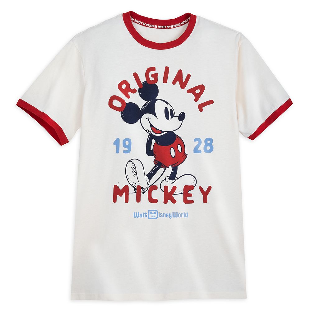 Mickey Mouse Classic Ringer Tee for Adults – Walt Disney World is available online for purchase