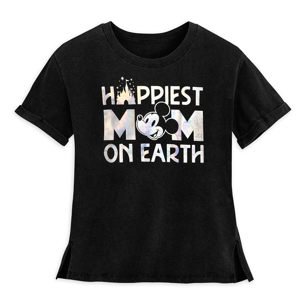Mickey Mouse ”Happiest Mom on Earth” T-Shirt for Women available online