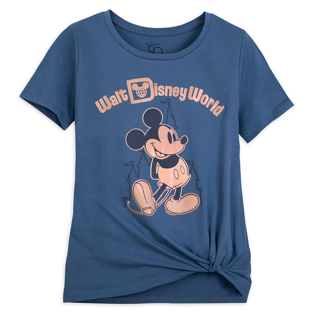 Mickey Mouse Classic T-Shirt for Women – Walt Disney World 50th Anniversary available online for purchase