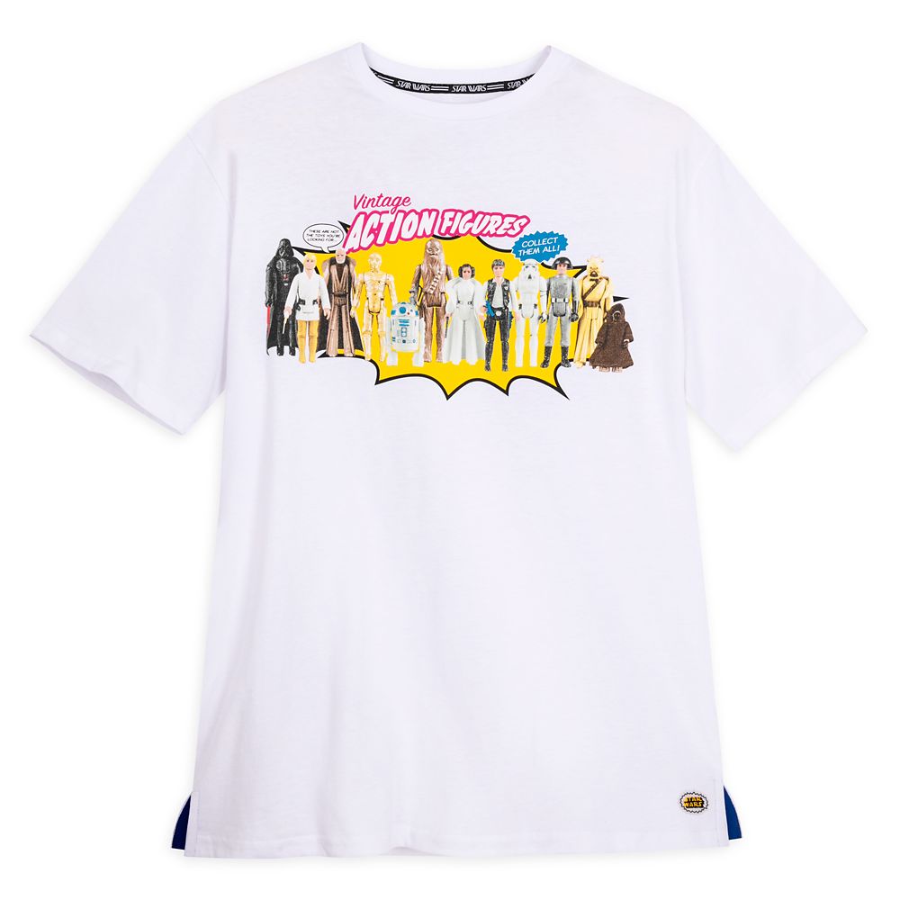 Star Wars Action Figures Fashion T-Shirt for Adults available online