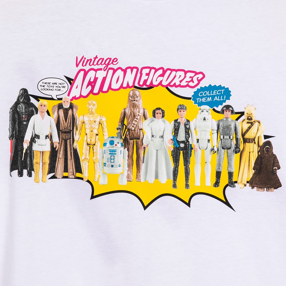 Star Wars Action Figures Fashion T-Shirt for Adults
