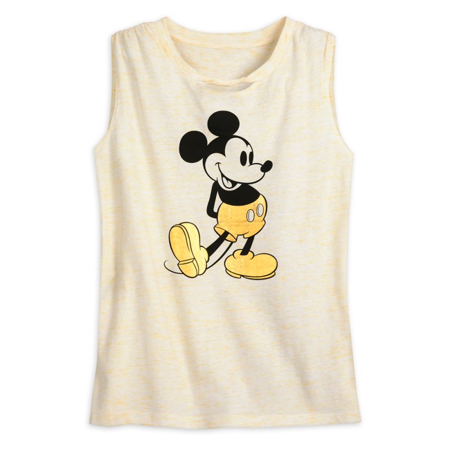 Mickey Mouse Classic Tank Top for Adults – Gold