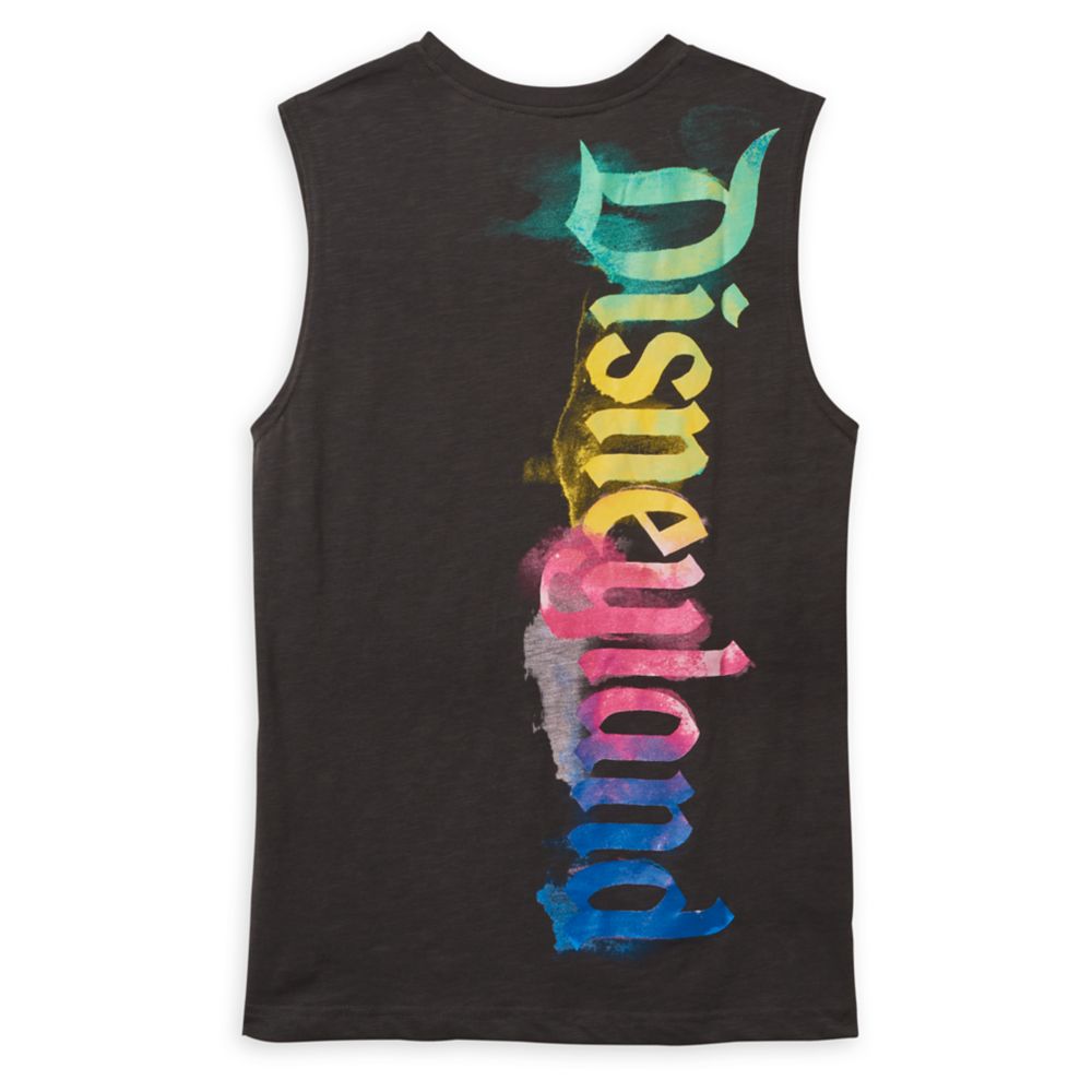 Disneyland Watercolor Muscle Tank for Adults