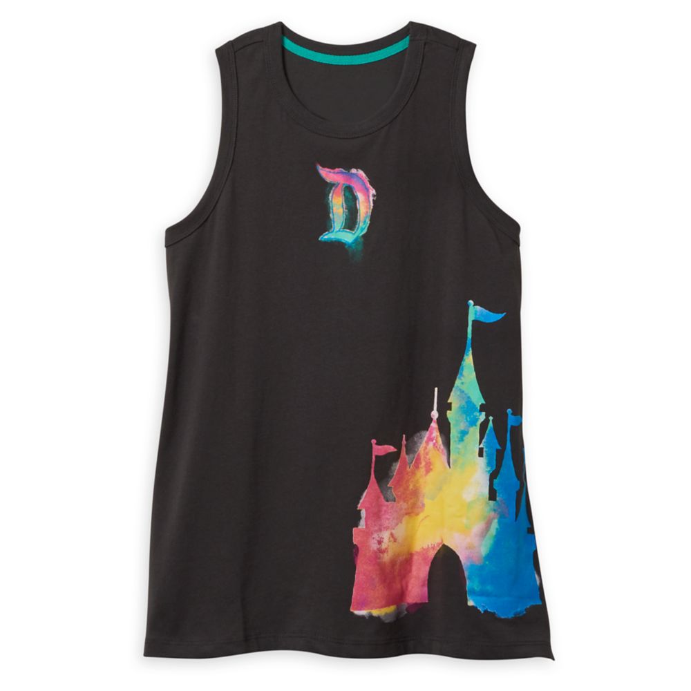 Disneyland Watercolor Tank Top for Women