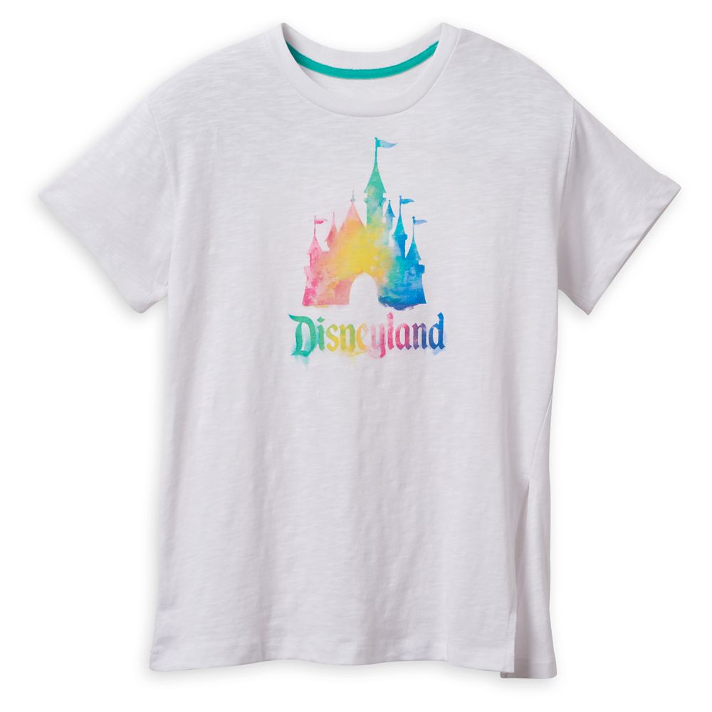 Disneyland Watercolor T-Shirt for Women is here now