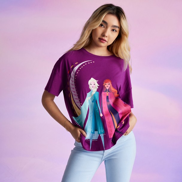 Anna and Elsa Fashion T-Shirt by Brittney Lee – Frozen