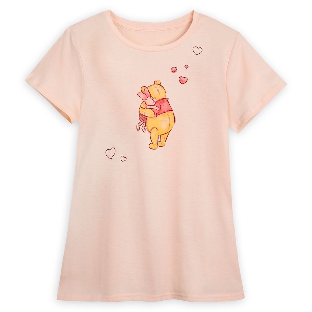 Winnie the Pooh and Piglet T-Shirt for Women