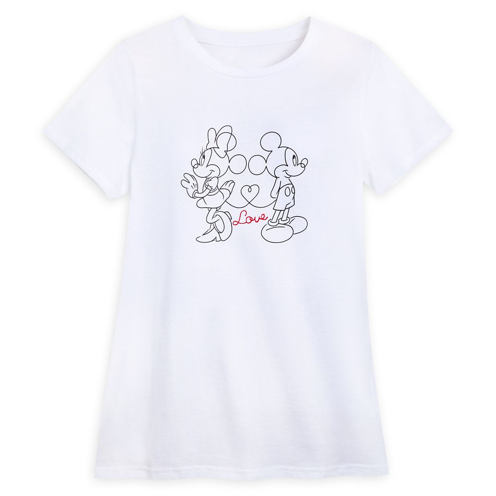 Mickey and Minnie Mouse Fashion T-Shirt for Women