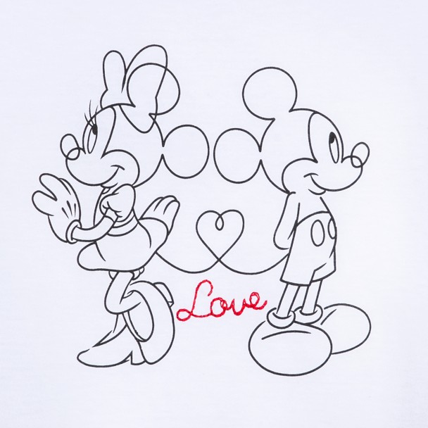 Mickey and Minnie Mouse Fashion T-Shirt for Women