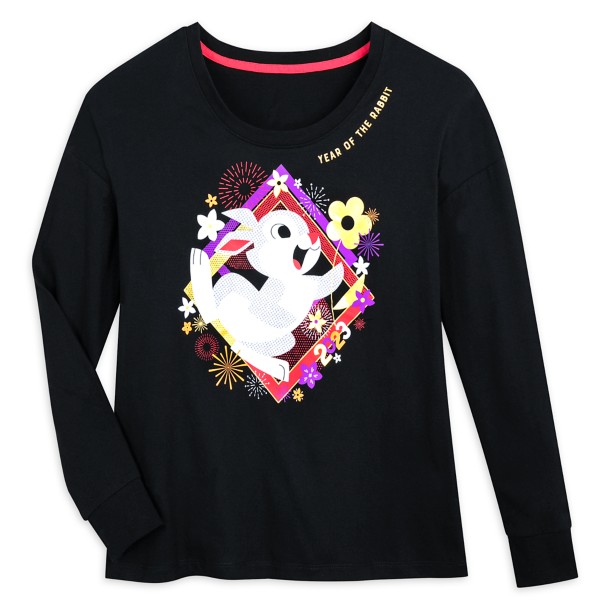 Thumper Long Sleeve T-Shirt for Women – Year of the Rabbit Lunar New Year 2023