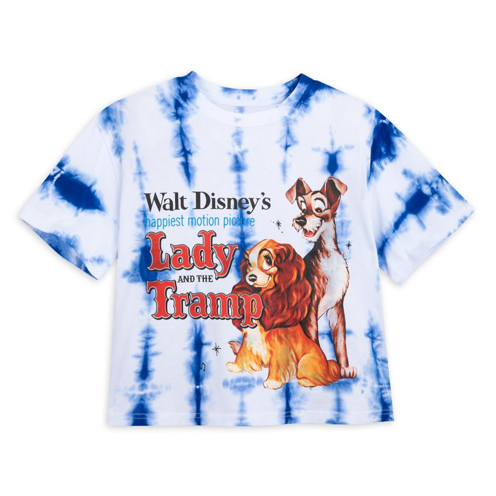 Lady and the Tramp Tie-Dye T-Shirt for Women now out
