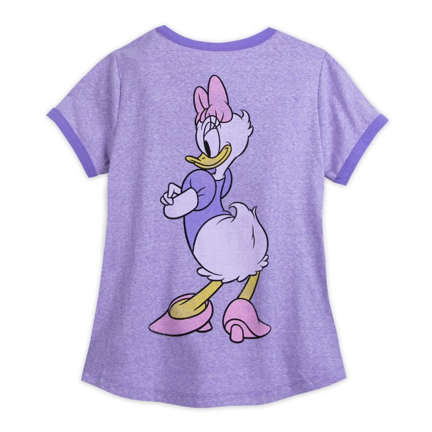Daisy Duck Ringer T-Shirt for Women