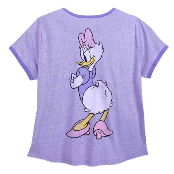 Daisy Duck Ringer T-Shirt for Women – Extended Size