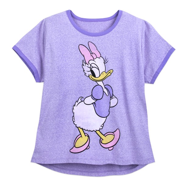 Daisy Duck Ringer T-Shirt for Women – Extended Size