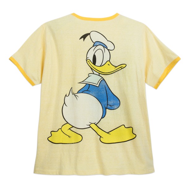 Donald Duck Ringer T-Shirt for Men – Extended Size