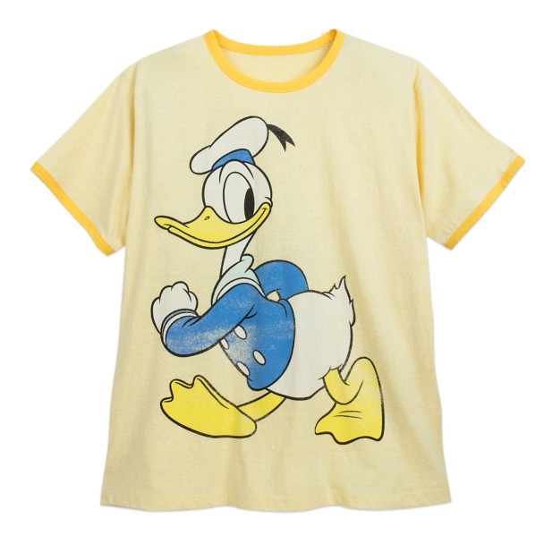 Donald Duck Ringer T-Shirt for Men – Extended Size