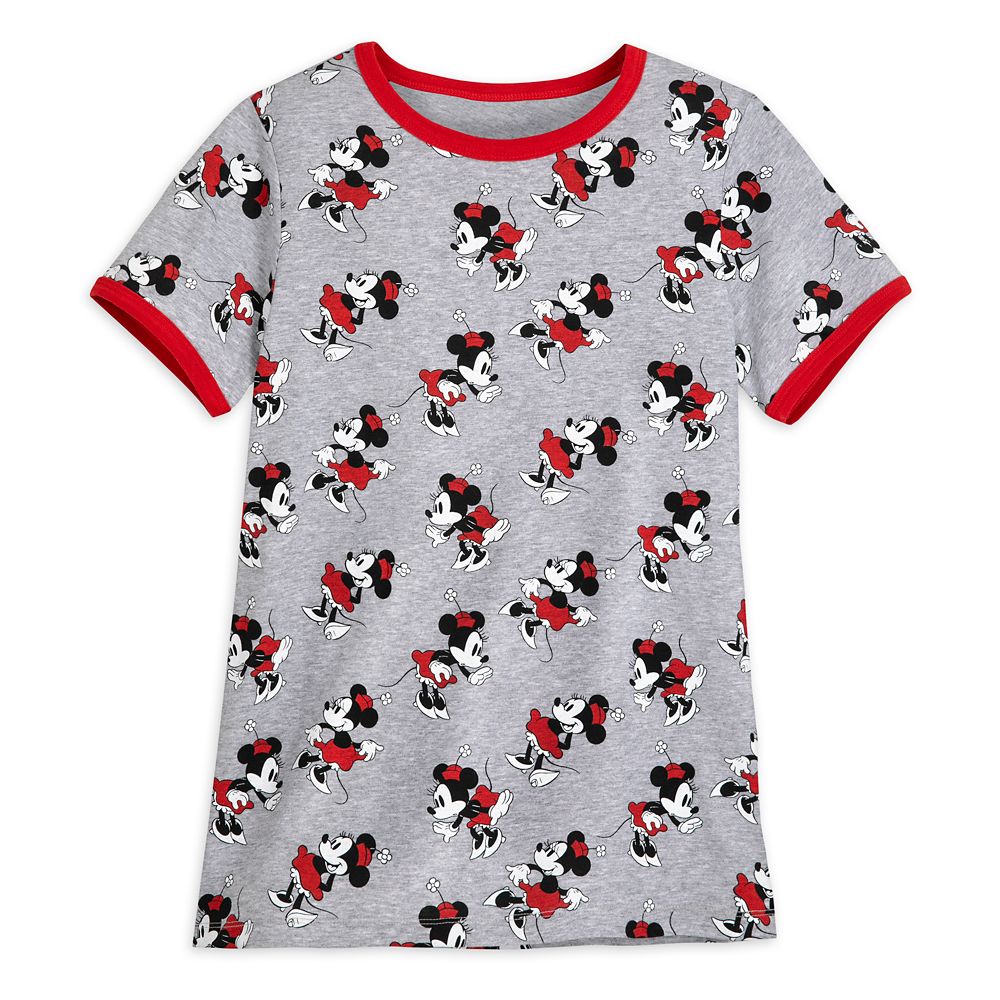 Minnie Mouse Ringer T-Shirt for Women has hit the shelves for purchase